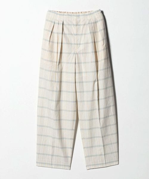 BOWTE/＜BOWTE＞チェック タック パンツ/イージーパンツ