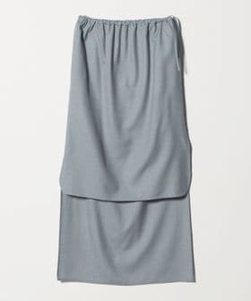 BOWTE/＜BOWTE＞サージ アシンメトリー スカート/ミモレ / ロング