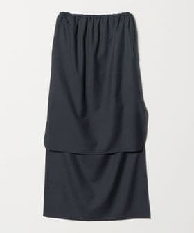 BOWTE/＜BOWTE＞サージ アシンメトリー スカート/ミモレ / ロング