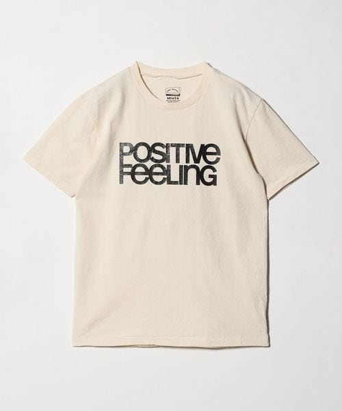 MIXTA/【別注】＜MIXTA＞POSITIVE FEELING Tシャツ NATURAL/Tシャツ / カットソー