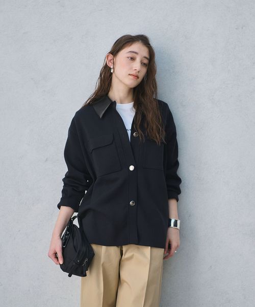 UNITED ARROWS/2WAY ミラノリブ ニット ジャケット ‐ウォッシャブル‐/カーディガン / ボレロ