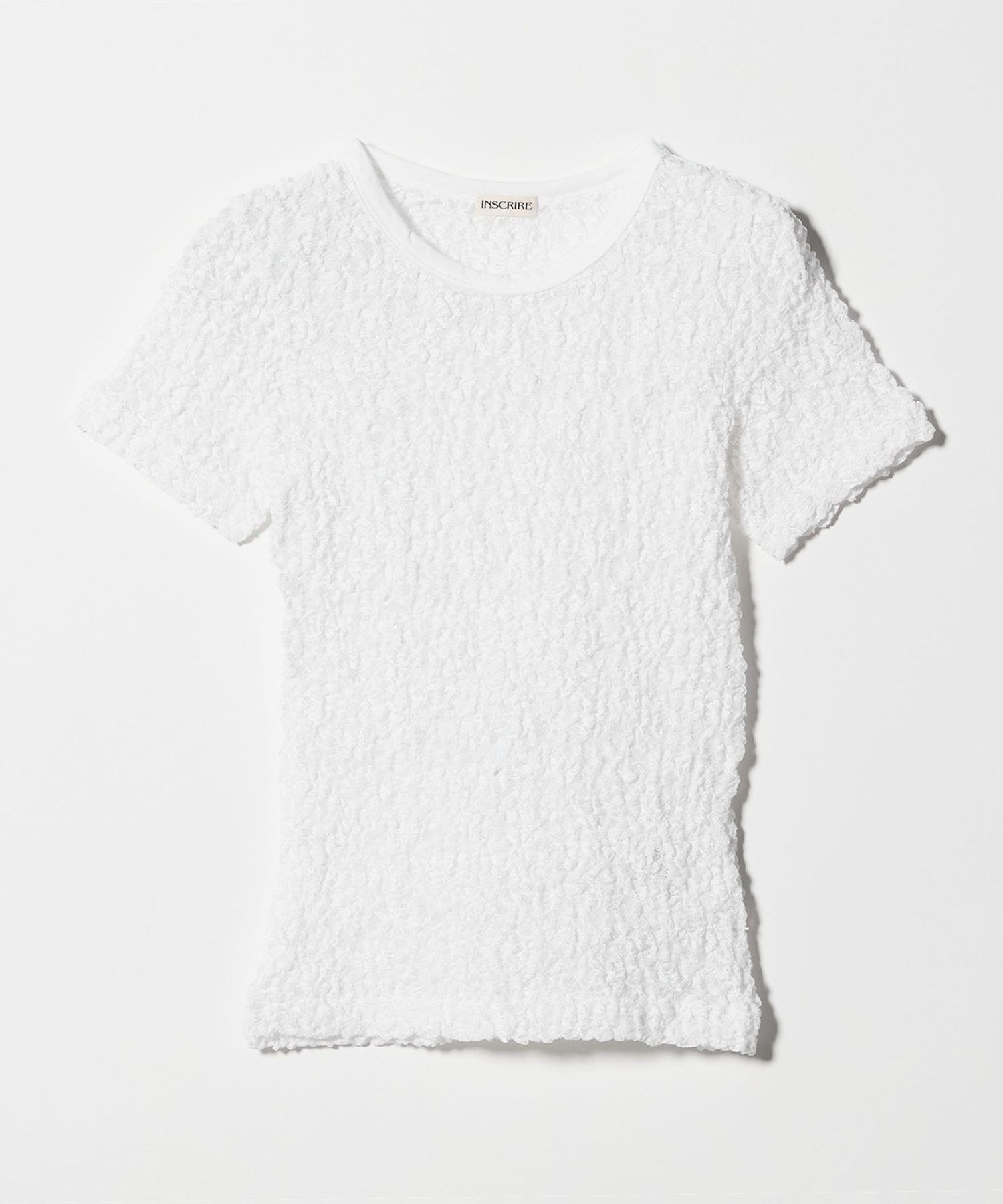INSCRIRE＞レース コンパクト Tシャツ