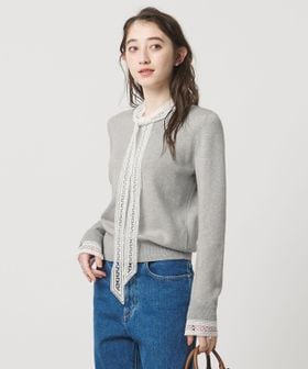 UNITED ARROWS/4WAY ボウタイレース ニット/ニット / セーター