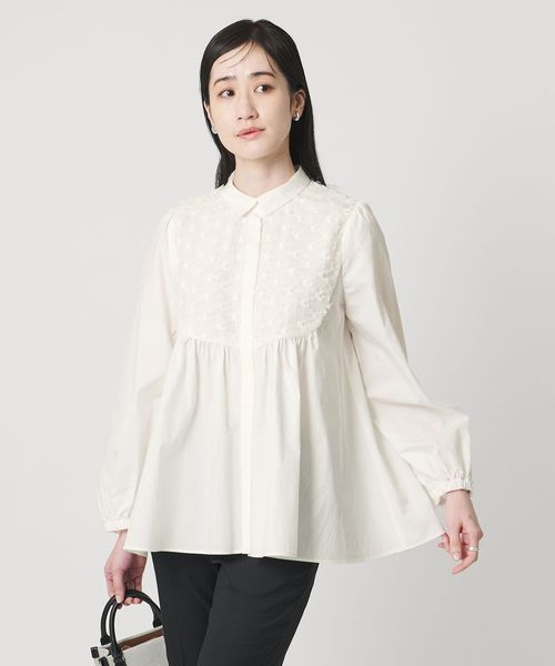 UNITED ARROWS/コンビ ギャザー ブラウス/シャツ / ブラウス