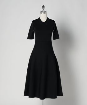 UNITED ARROWS/ミラノリブ フレアショルダー ワンピース/ワンピース