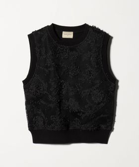 UNITED ARROWS/エンブロイダリーフラワー メッシュ ベスト/ベスト