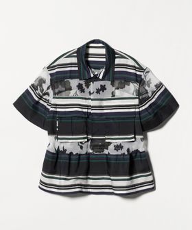 sacai/＜sacai＞プリント ミックス シャツ/シャツ / ブラウス
