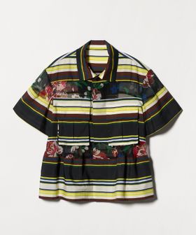 sacai/＜sacai＞プリント ミックス シャツ/シャツ / ブラウス