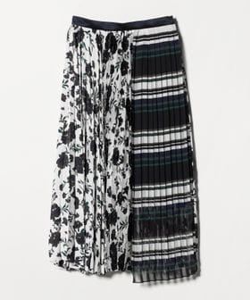 sacai/＜sacai＞パターン ミックス プリーツ スカート/ミモレ / ロング