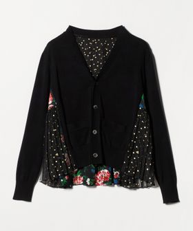 sacai/＜sacai＞パターン ミックス ドッキング カーディガン/カーディガン / ボレロ