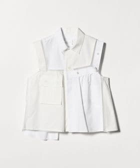 sacai/＜sacai＞ドッキング ノースリーブ シャツ/ベスト