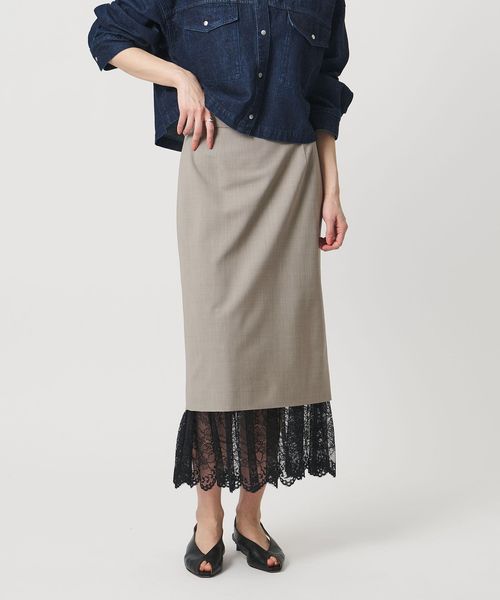 UNITED ARROWS/レース タイトスカート/ミモレ / ロング