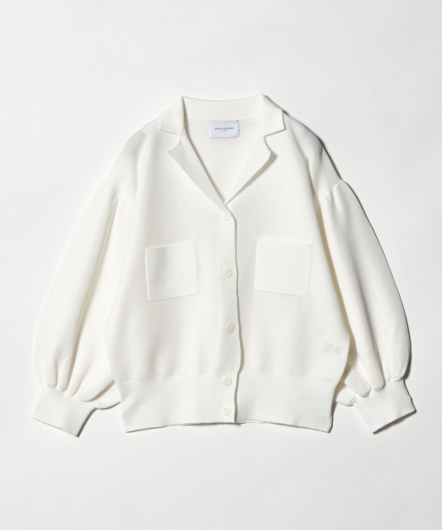 ジャケットライク ニットカーディガン ‐ウォッシャブル‐