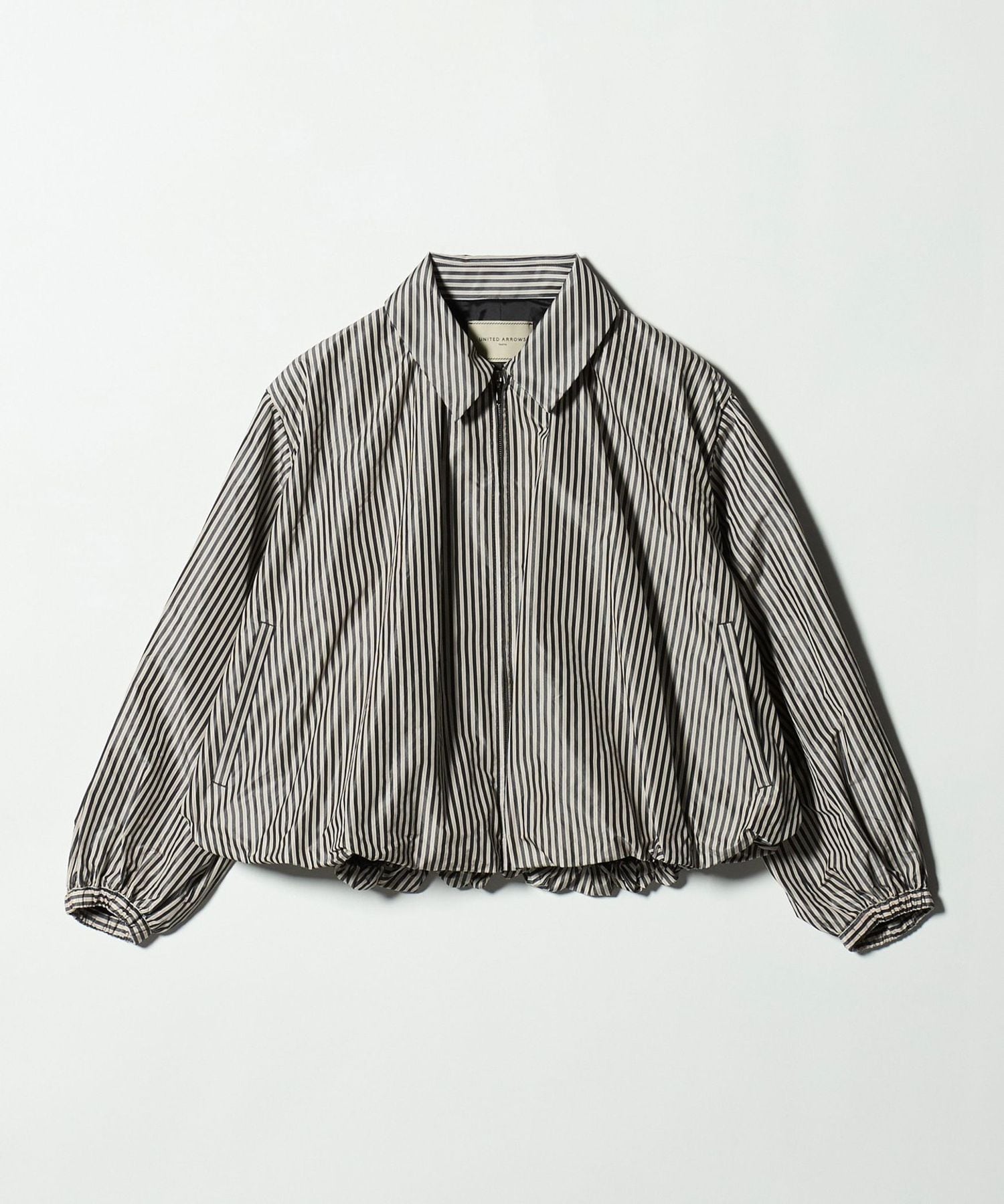 タフタ ボリュームギャザー ブルゾン ‐ウォッシャブル‐