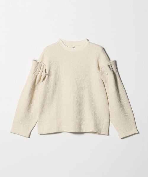 AKYN/＜AKYN＞ジャガード パールライク カットソー/Tシャツ / カットソー