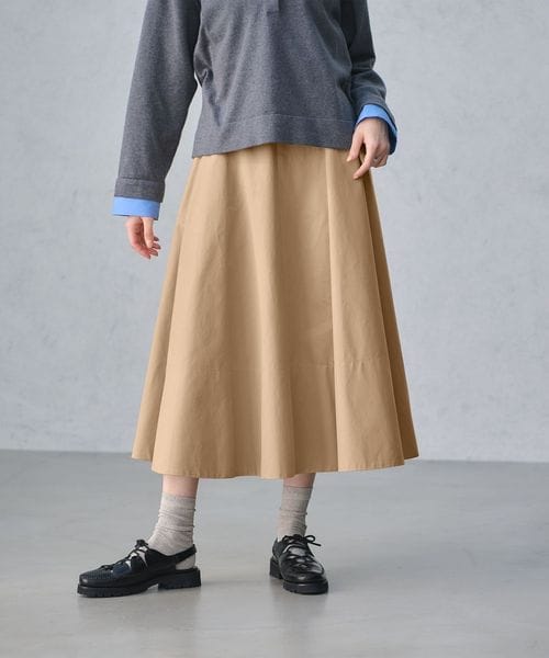 UNITED ARROWS/チノ フレアスカート/ミモレ / ロング