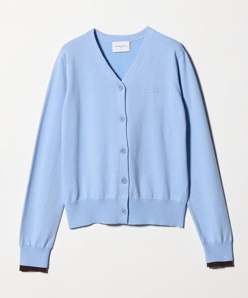 UNITED ARROWS/エンブロイダリー バイカラー カーディガン ‐ウォッシャブル‐/カーディガン / ボレロ