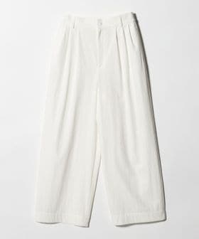 UNITED ARROWS/ツイル ダブルタック イージーパンツ OFF WHITE/イージーパンツ