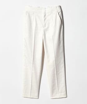 UNITED ARROWS/シャイニー スリム パンツ WHITE ‐ストレッチ ウォッシャブル‐/スラックス