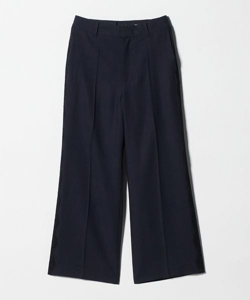 UNITED ARROWS/レース コンビ ストレートパンツ/スラックス