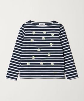 MUVEIL/＜MUVEIL＞フラワー ボーダー カットソー/Tシャツ / カットソー