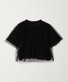 MUVEIL/＜MUVEIL＞チュール ドッキング Tシャツ/Tシャツ / カットソー