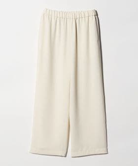 UNITED ARROWS/COMFY ストレート イージーパンツ  WHITE ‐防汚 UVカット ウォッシャブル‐/スラックス