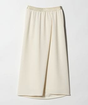 UNITED ARROWS/COMFY ラップ マキシスカート WHITE ‐防汚 UVカット ウォッシャブル‐/ミモレ / ロング