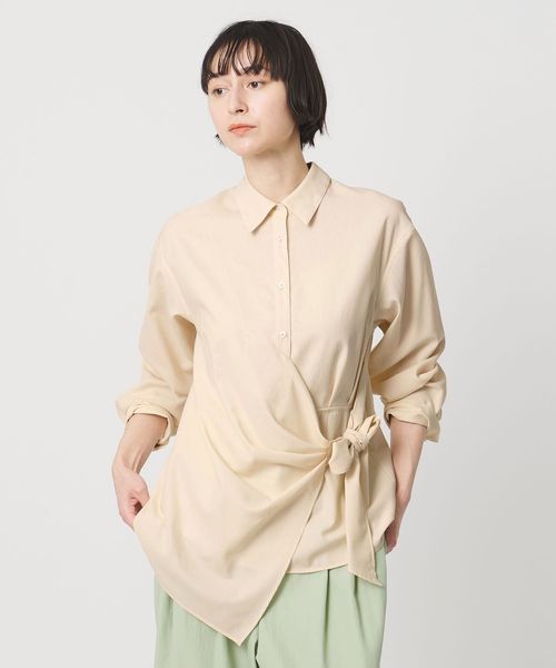 UNITED ARROWS/ドレープ ギャザー シャツ ‐ウォッシャブル‐/シャツ / ブラウス