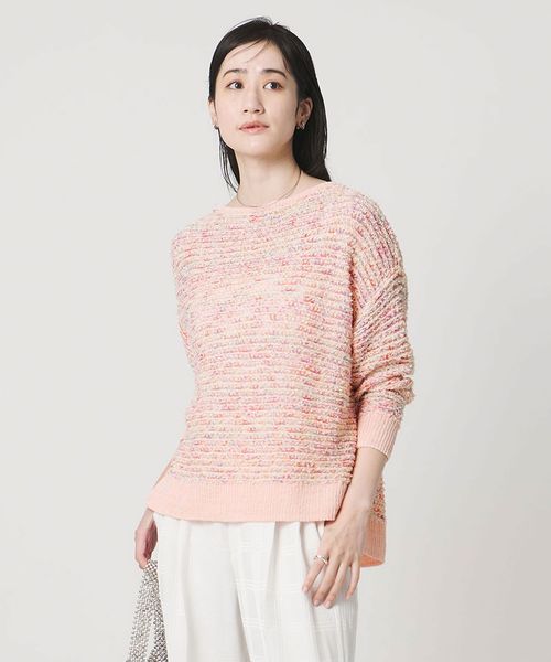 UNITED ARROWS/ミックスヤーン プルオーバーニット/ニット / セーター