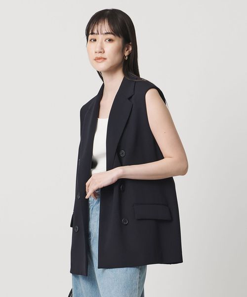 UNITED ARROWS/Drapy テーラード ミドル ベスト/ベスト