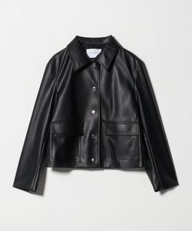 UNITED ARROWS/レザーライク ショートブルゾン/その他コート / ブルゾン
