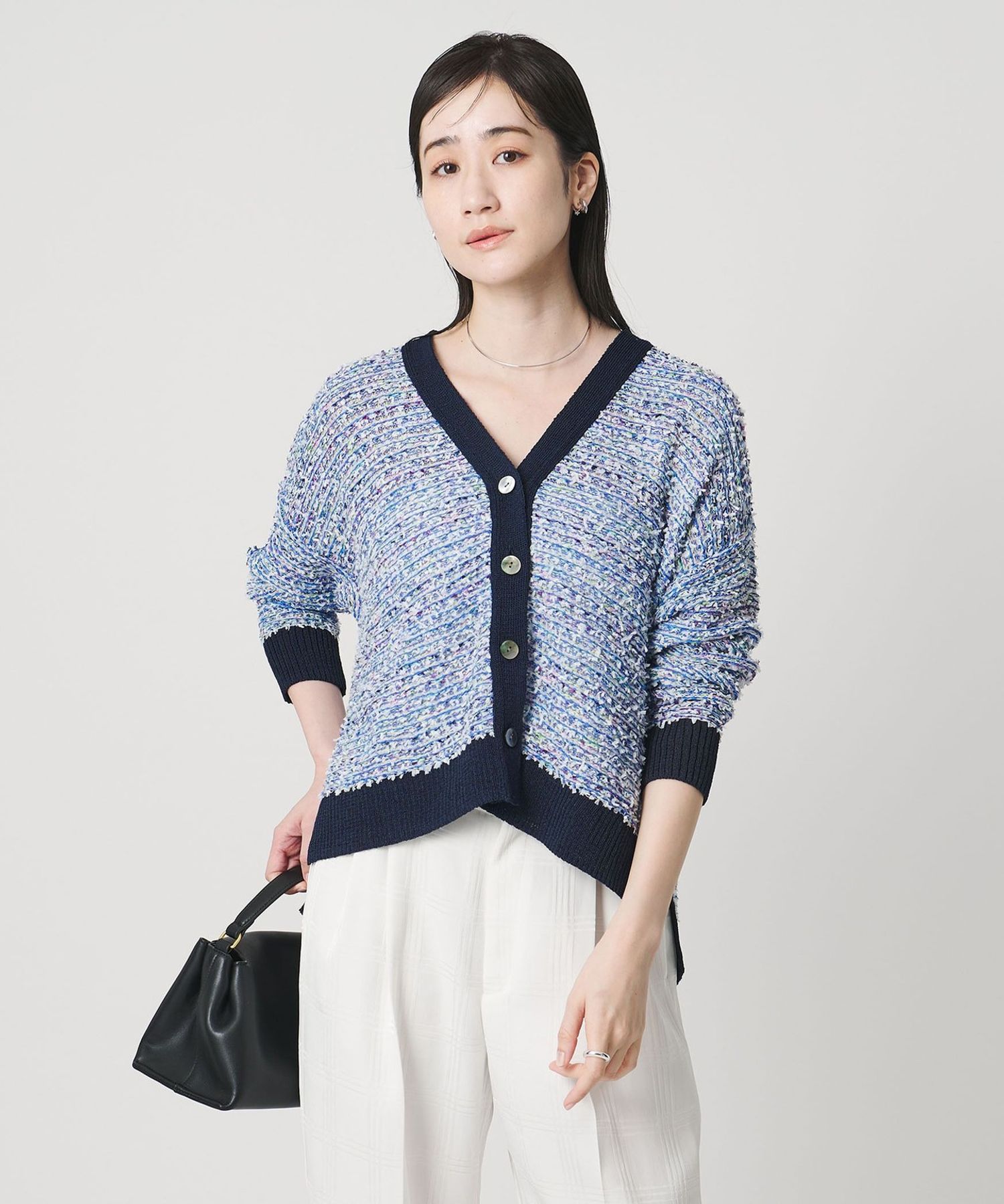 ミックスヤーン カーディガン