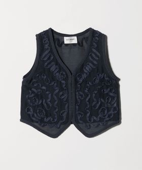 MARILYN MOON/＜Marilyn Moon＞コード エンブロイダリー ベスト/ベスト