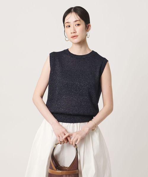 UNITED ARROWS/ラメ ニットベスト/ベスト