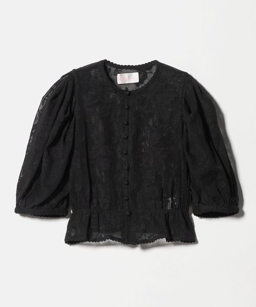 VIVIANO/＜VIVIANO＞エンブロイダリー レース ブラウス/シャツ / ブラウス