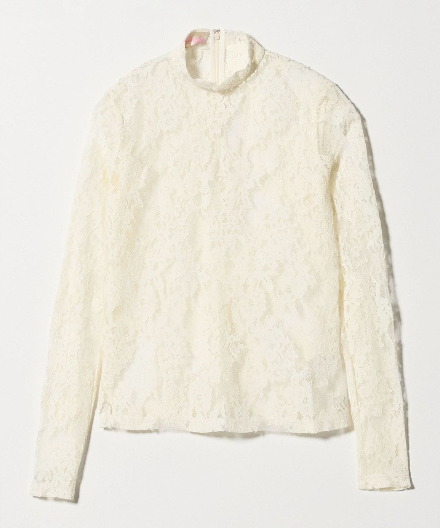 VIVIANO / ヴィヴィアーノ | 2024AW | フラワー レース ハイネック トップス | M | ブラック | レディース VIVIANO / ヴィヴィアーノ | 2024AW フラワー レース ハイネック