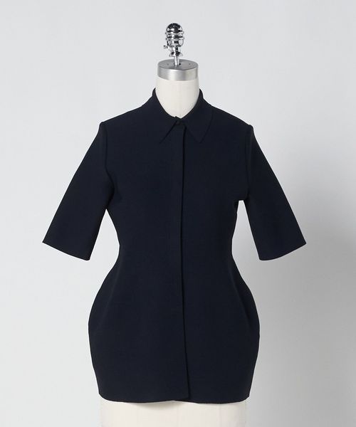 UNITED ARROWS/ミラノリブ ペプラム ジャケット/カーディガン / ボレロ