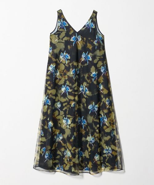 TELMA/＜TELMA＞レイヤード プリント ドレス/ワンピース