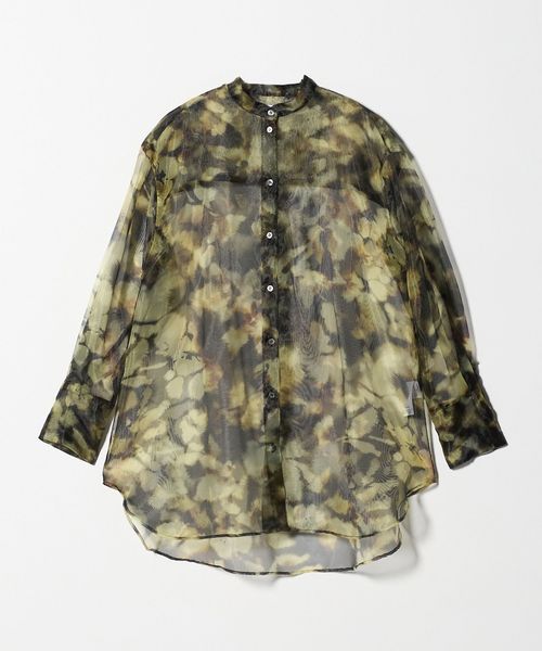 TELMA/＜TELMA＞プリント シアー シャツ/シャツ / ブラウス