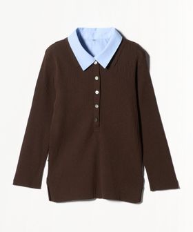 UNITED ARROWS/シャツ コンビ ポロニット/ニット / セーター