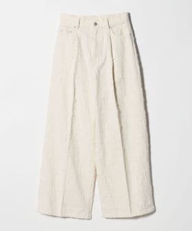 UNITED ARROWS/ジャガード タック ワイドパンツ ‐ウォッシャブル‐/その他パンツ