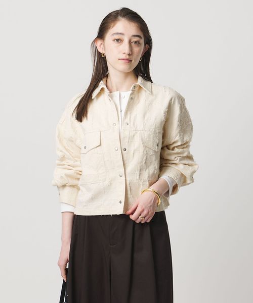 UNITED ARROWS/ジャガード ワーク シャツ ジャケット ‐ウォッシャブル‐/その他ジャケット / スーツ / セットアップ