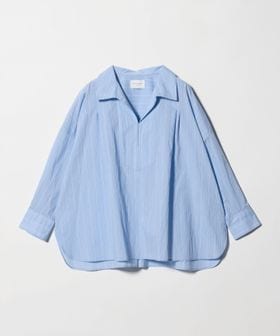 UNITED ARROWS/スキッパー プルオーバー 8分袖 シャツ/シャツ / ブラウス