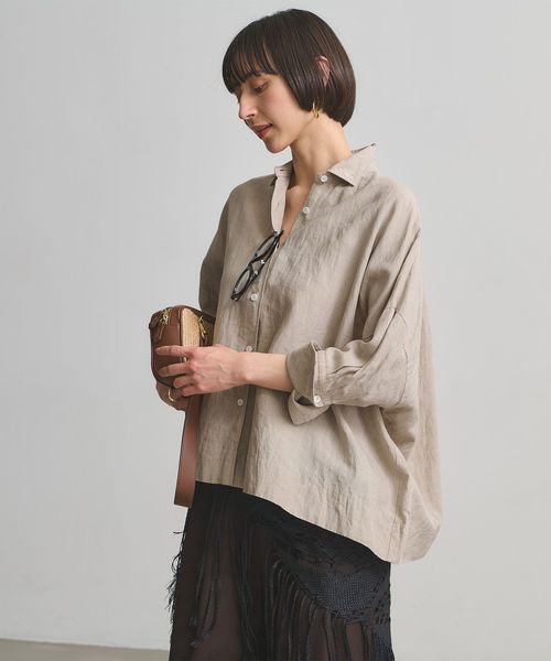 UNITED ARROWS/リネン ドルマン シャツ ‐ウォッシャブル‐/シャツ / ブラウス