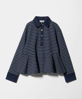 GANNI/＜GANNI＞ペプラムボーダー プルオーバー/Tシャツ / カットソー