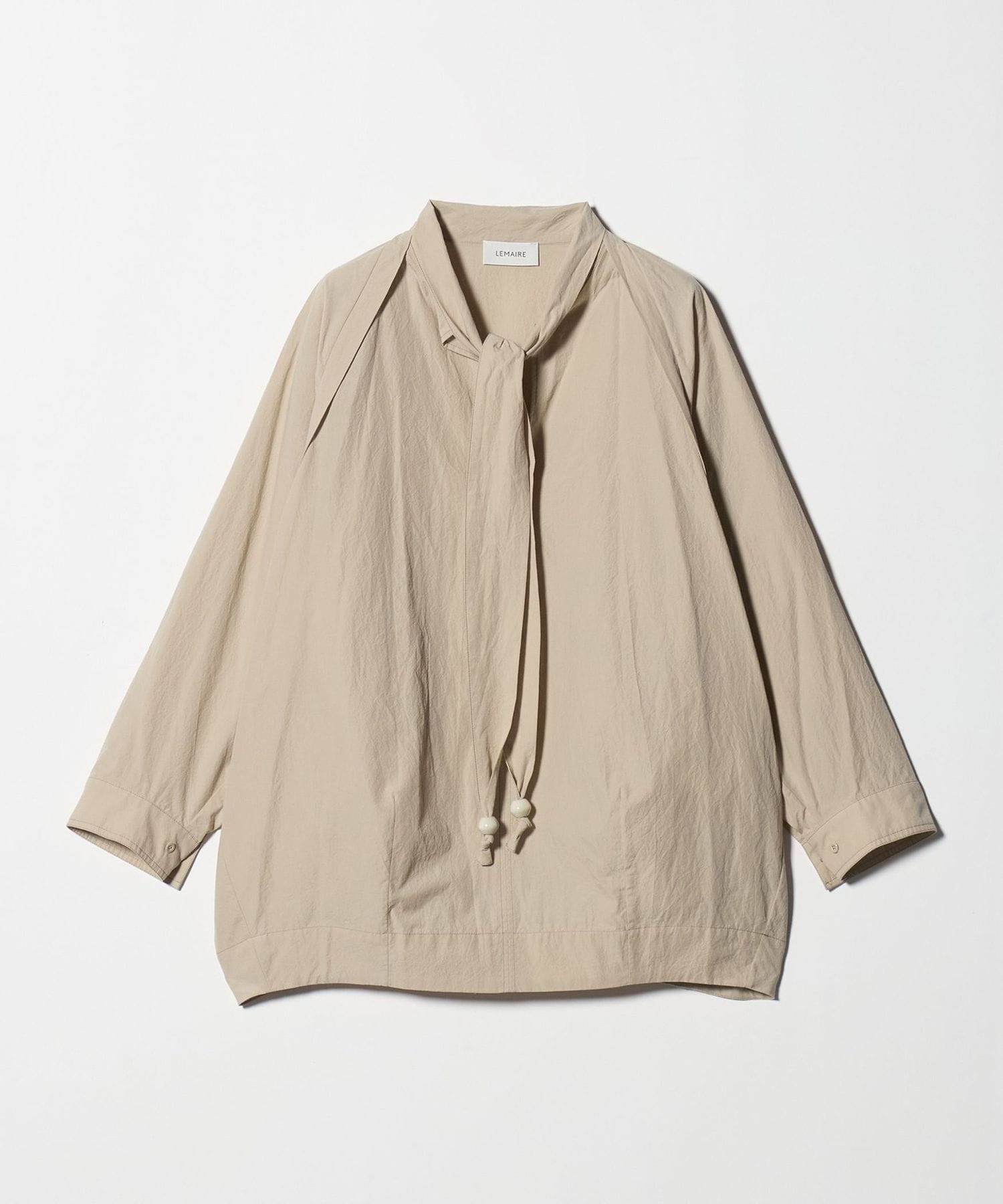 LEMAIRE＞ブラウス ウィズ スカーフ