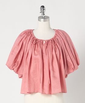 UNITED ARROWS/ギャザー ドロスト ブラウス ‐ウォッシャブル‐/シャツ / ブラウス