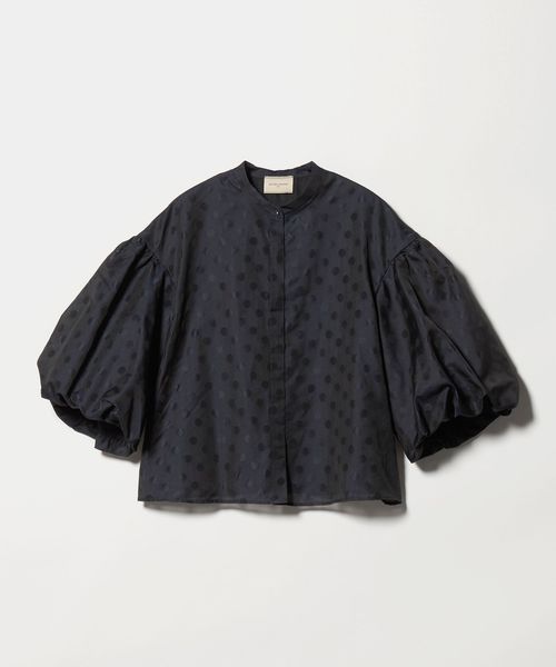 UNITED ARROWS/シアー ドット パフ ブラウス ‐ウォッシャブル‐/シャツ / ブラウス