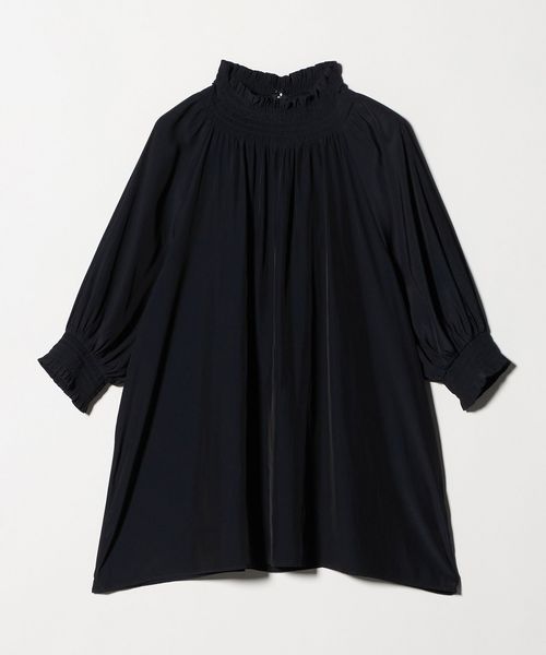 UNITED ARROWS/シャーリング ハイネック シャツ ブラウス/シャツ / ブラウス